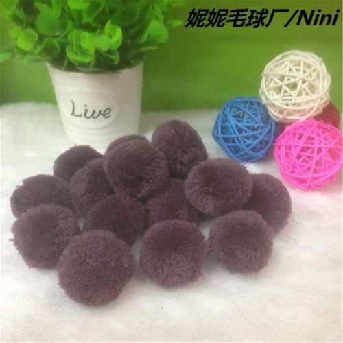 cashmere polyester 4cm wool ball manufacturer direct sales