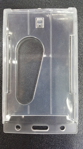 transparent chest card card holder name tag id card acrylic