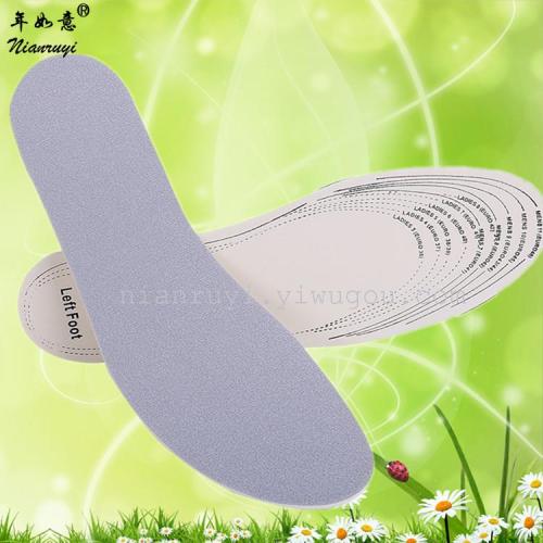 w9271 export foreign trade latex large size insole curved velvet cuttable insole