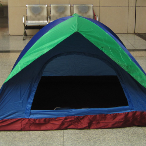 2.2m * 2.5m factory direct sales camping tent outdoor multi-person windproof rain-proof double-layer camping tent outdoor