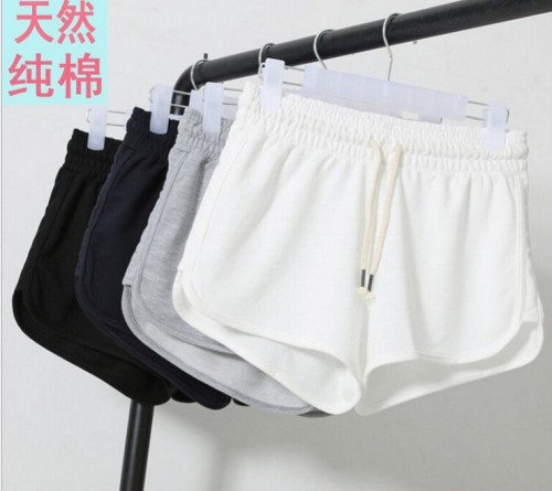 spring new women‘s leggings three-point short pants women‘s casual candy loose sports pants