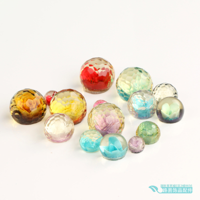 DIY handmade beaded accessories beads bead bead resin material earth flower