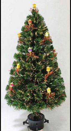 宫灯蝴蝶结饰品树 圣诞树