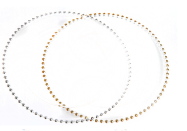 玻璃圆珠盘子 果盘  西餐婚庆主盘 干果盘