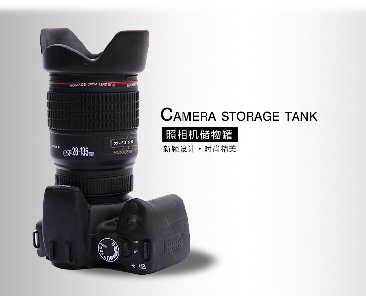 镜头存钱罐 相机储蓄罐 创意仿真镜头相机钱罐