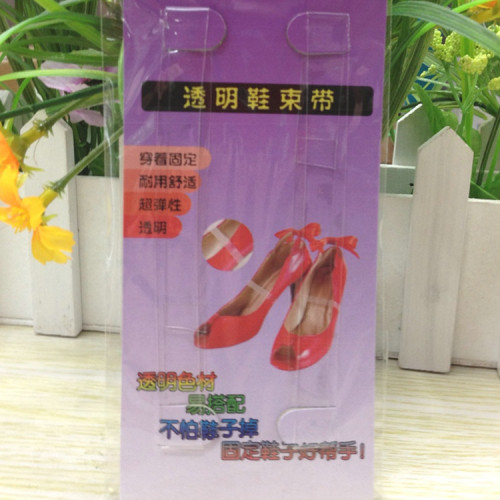 Factory Wholesale Transparent Shoelace Prevent High Heel Shoes Sandals from Being Too Large and Heel-Free