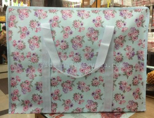 fashion printing laminated non-woven bag， shopping bag， handbag， gift bag， luggage bag， moving bag