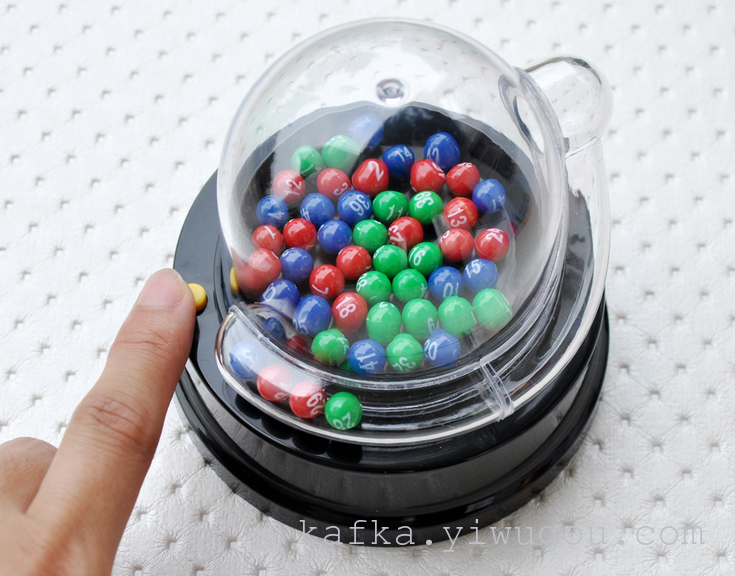 创意电动摇奖机  摇号机 桌面休闲游戏 数字摇奖机