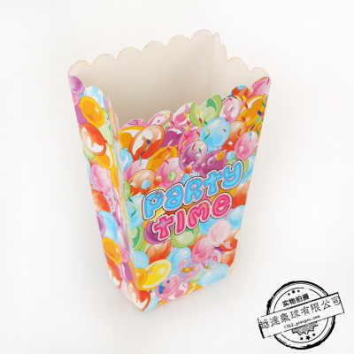 Lanfei Popcorn Box Popcorn Packaging Paper Box Folding Box