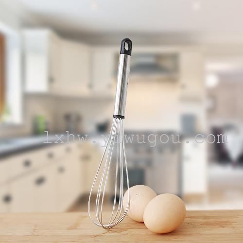 Kitchen Tools Manual Eggbeater Stainless Steel Manual Egg-Whisk Hand-Held Egg Beating