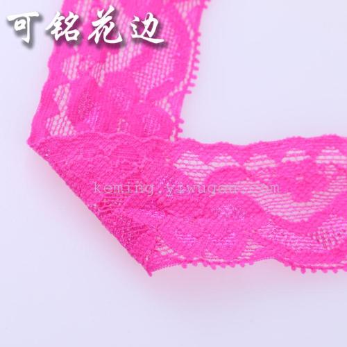 Rose Red Elastic Lace Small Lace Edging Clothing Accessories Fabric