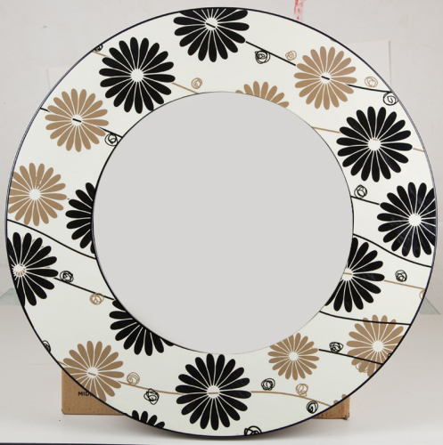 mirror 80cm and 60cm square lacquer painting craft flower still life decoration i lacquer mirror