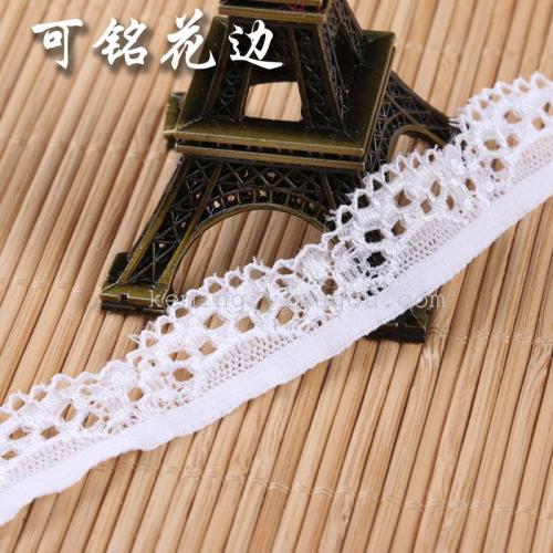 White Mesh Embroidery Lace Skirt Lace Collar Clothes Assembly Accessories 