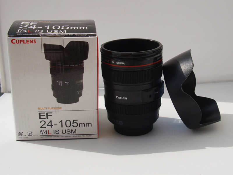 佳能三代镜头杯 创意镜头杯 佳能水杯  塑料款内胆