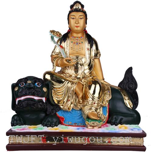 文殊菩萨/文殊师利/树脂摆件/宗教用品/工艺品摆件