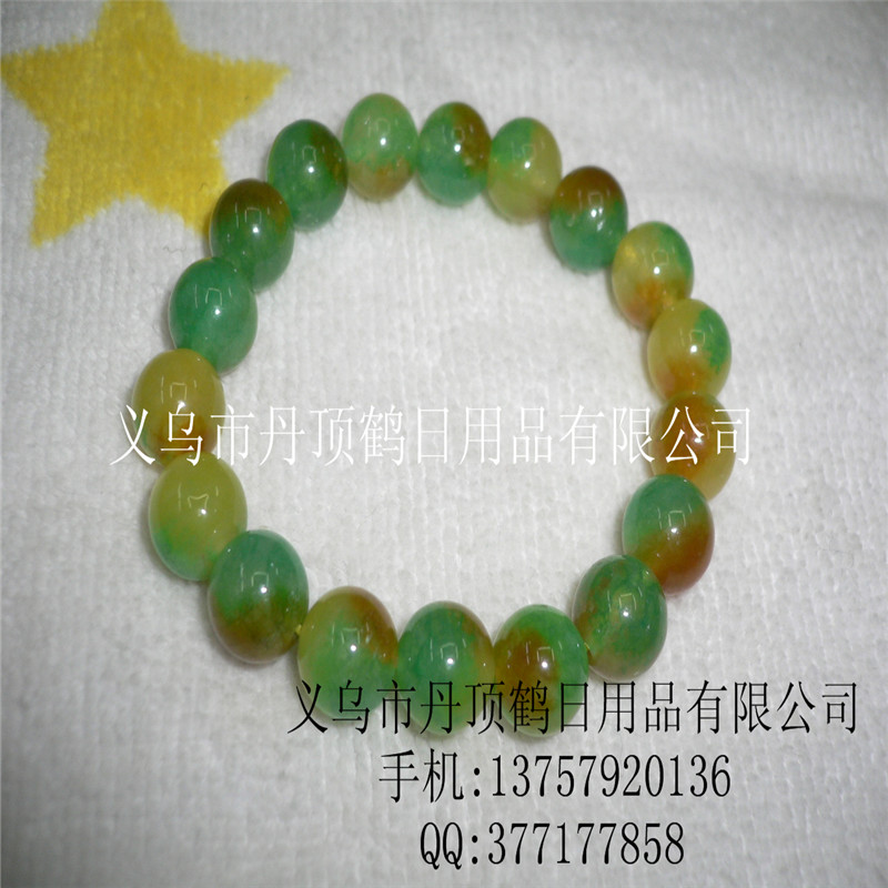 供应水晶手链 手链批发 天然珠 圆珠手链