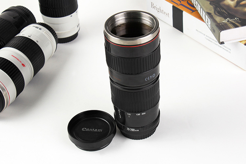 佳能小小黑一代镜头杯 创意佳能相机杯子 尼康镜头杯