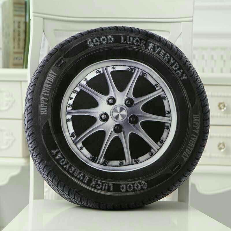 创意新款轮胎坐垫  水果坐垫 汽车轮胎抱枕