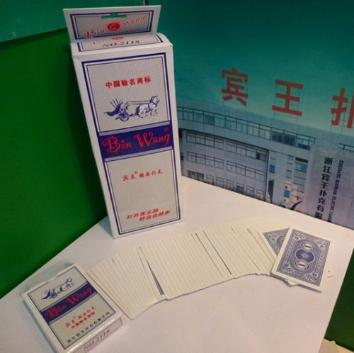 Binwang Boutique Poker Polished Blue Core Paper Playing Cards