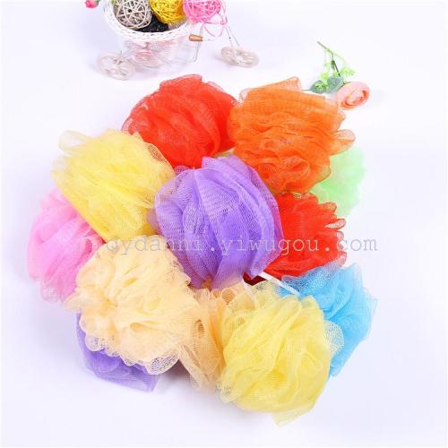 Danni Monochrome Loofah Colorful Bath Ball Environmentally Friendly PE Refreshing and Easy to Clean