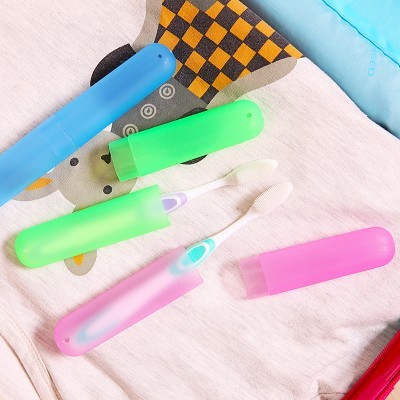 travel toothbrush case portable wash toothbrush storage box frosted toothbrush box