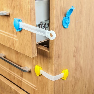 Buckle Lengthened Baby Drawer Lock Children cabinet Door Safety Lock Refrigerator Lock 1