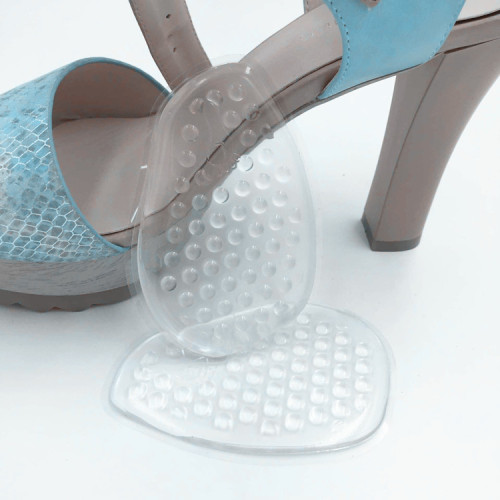 Front Pad Sole Half Insole Forefoot Thickened Transparent Foot Mat Half Insole Half Insole High Heel Pad