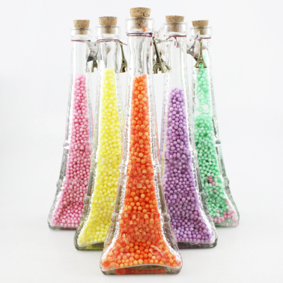 Home Decoration Drift Bottle Wishing Bottle Colorful Bead Tower Wishing Bottle