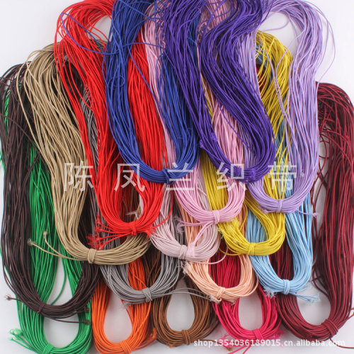 Xuanzhong Ribbon 0.2cm round Imported Elastic Band with Various Colors