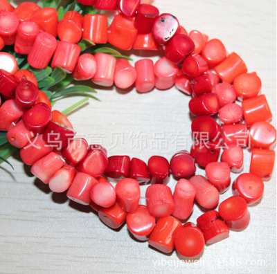 The semi - finished product of natural coral coral - the semi - finished cutting of natural coral is a circular column