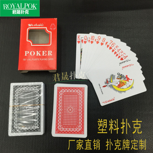 factory direct sales foreign trade plastic poker customized poker customization as request quality assurance