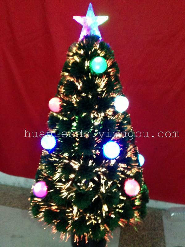 LED光纤圣诞树 饰品树  圣诞用品 喜庆工艺品