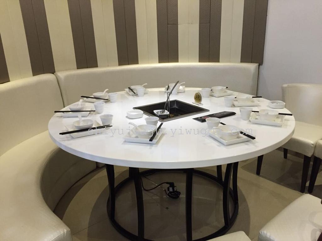 圆火锅桌 火锅店 休闲烧烤店 休闲餐厅 饭店 酒店