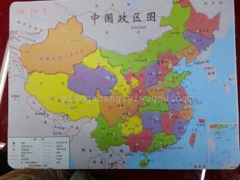 中国政区地图8k纸手绘