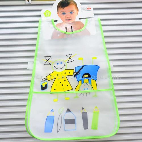baby vest-style two-side bib eva apron foreign trade korean apron customized stall goods