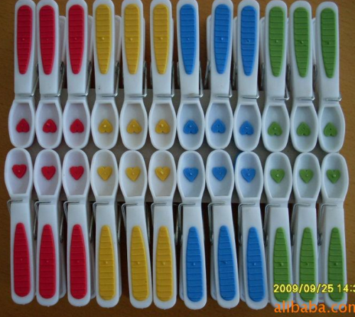 Clothes Clip Color Clip Plastic Clip Two-Color Clothespin Plastic Clips