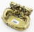 Ten yuan shop supply and distribution business living room decoration crafts resin imitation copper dragon ashtray