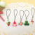 Candy christmas gift PVC soft glue mobile phone pendant cartoon flowers