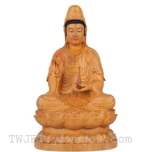 guanyin bodhisattva/buddha statue/wood carving crafts/religious supplies