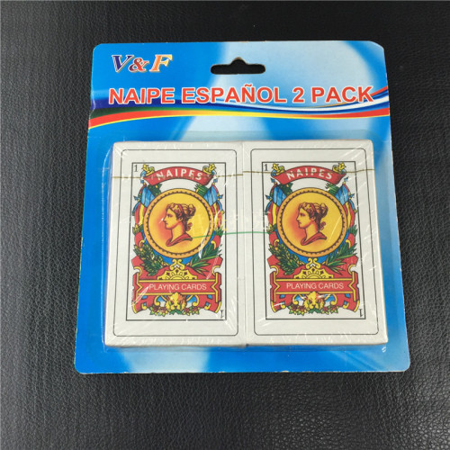 Junsheng Poker Double Payment Spanish Suction Card Poker Customized Foreign Trade Set Poker