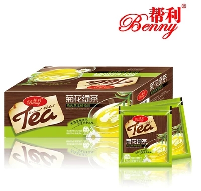 帮利袋泡茶 菊花绿茶 独立2g袋泡茶 100包