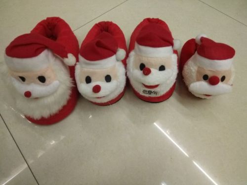Cartoon Slippers Christmas Shoes for the Old Christmas Products Christmas Shoes Cotton Slippers Spot