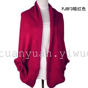 shawl jinyuan clothing factory direct sales new knitted half sleeve cardigan wool shawl cape coat