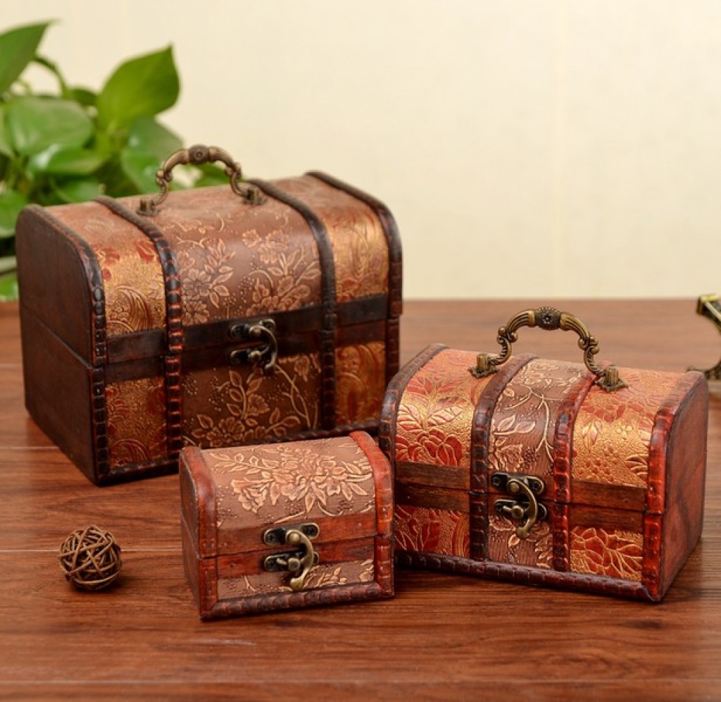 老漆器木盒首饰盒古玩收藏-木盒/木匣-7788收藏__收藏热线