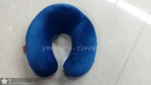 car supplies factory direct sales new velvet heightening memory foam u-shaped pillow