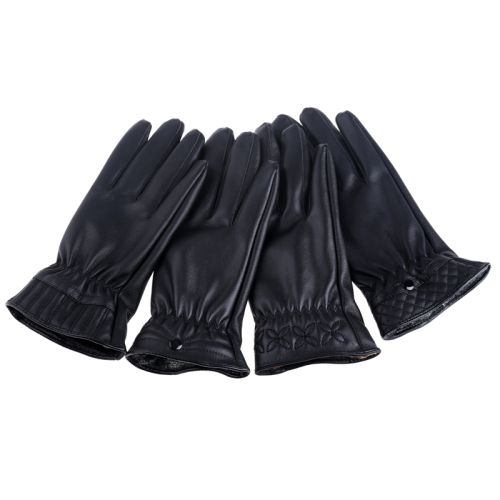 Touch Screen Gloves Women‘s Gloves Cycling Five Finger Gloves Waterproof Warm Leather Gloves