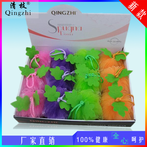 [Qing Zhi] Mesh Sponge Gift Box Mesh Sponge Bath Ball Enkianthus Chinensis Lace Set Sponge Variety Customization