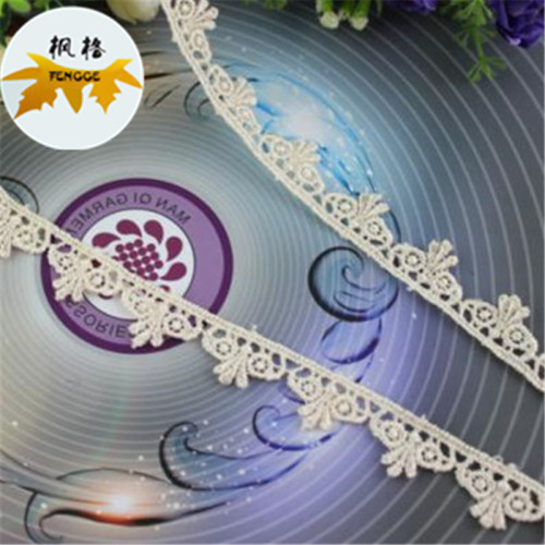water soluble polyester clothing accessories hollow out lace new style lace factory direct sales