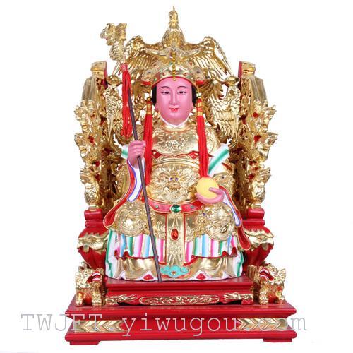 king mother/wood carving crafts/buddha statue/religious supplies