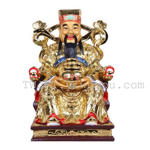 god of wealth/resin crafts/buddha statue/religious articles